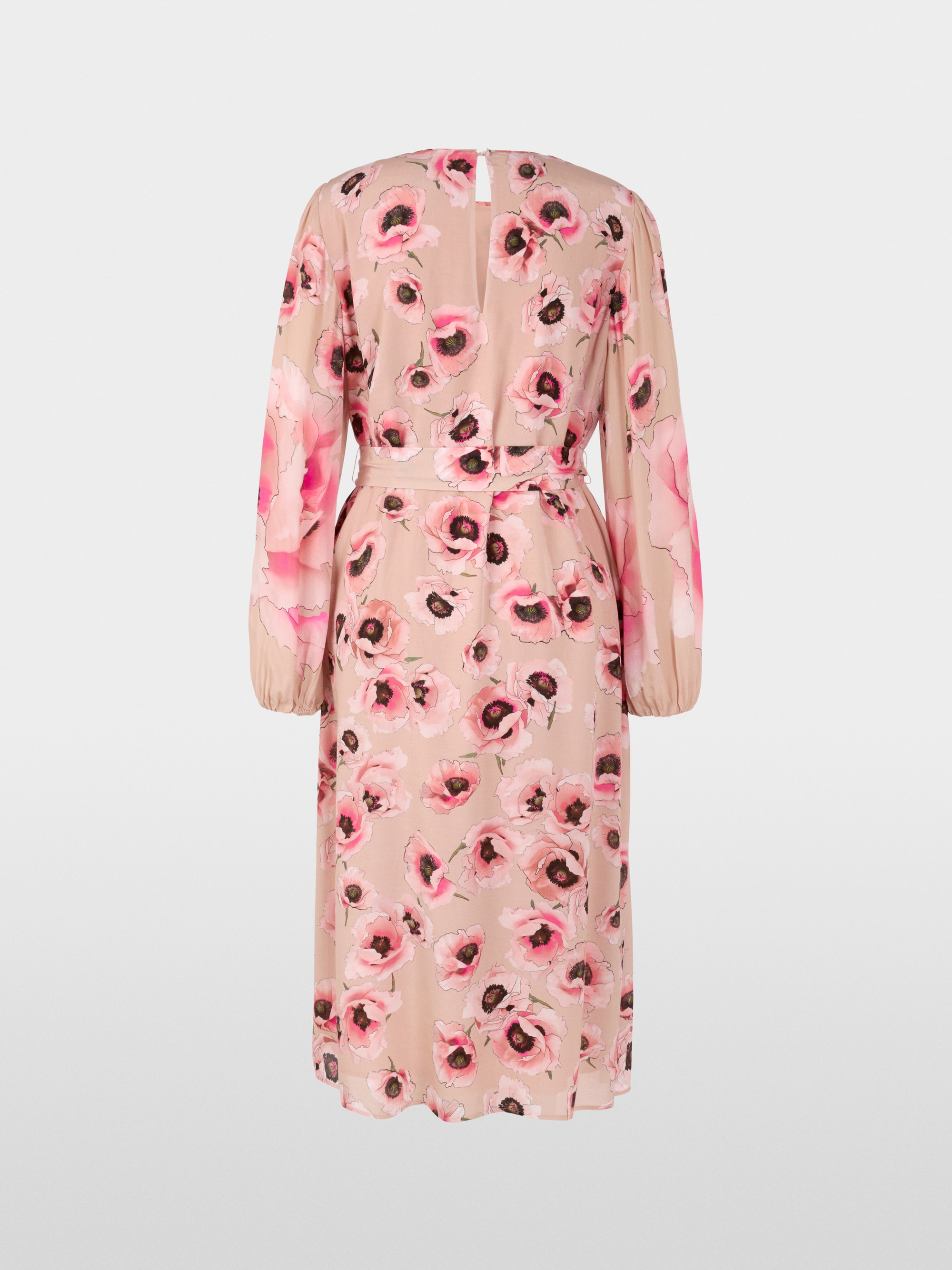 Midi-jurk met bloemenprint