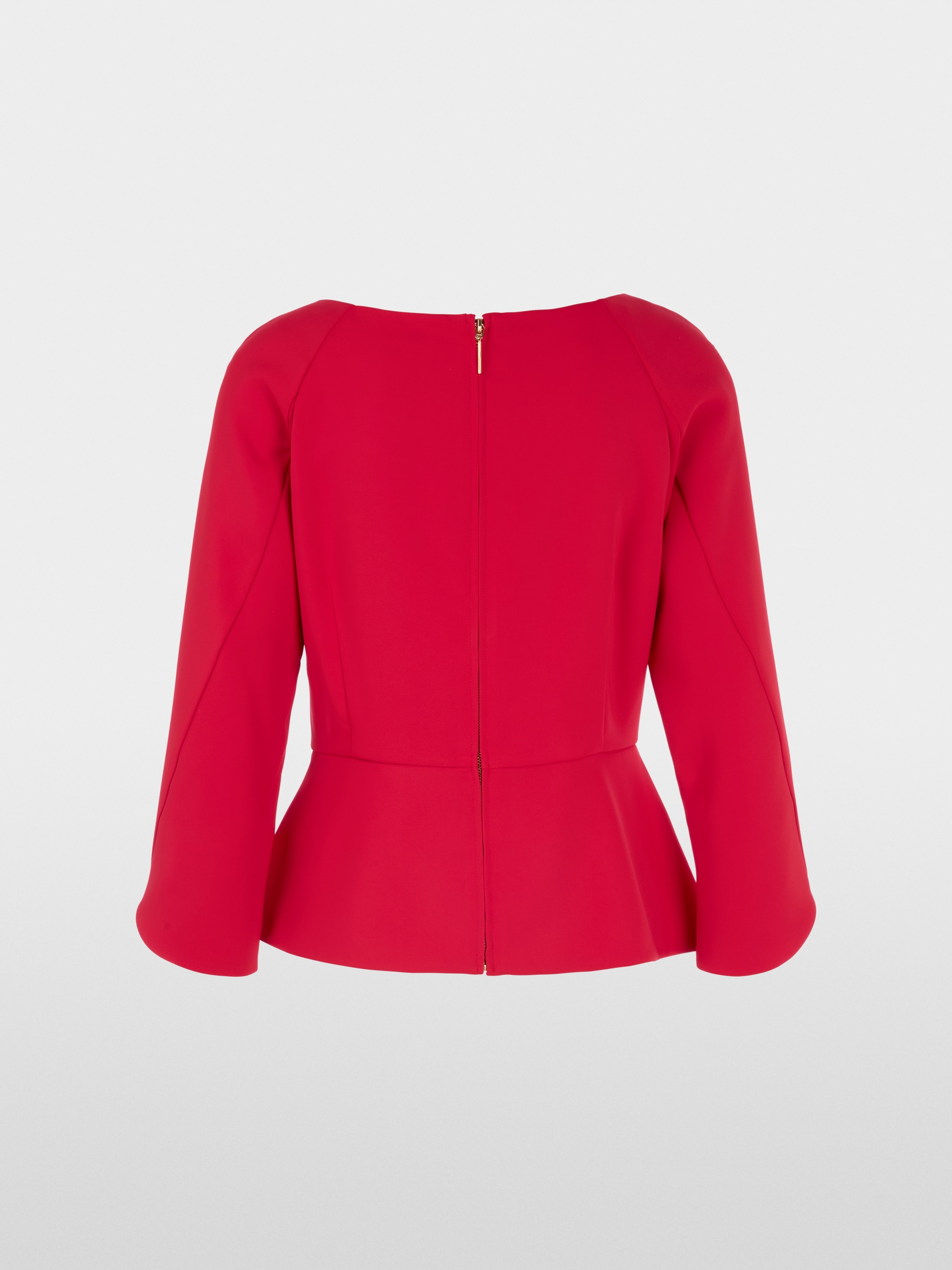 Elegant blouse with peplum