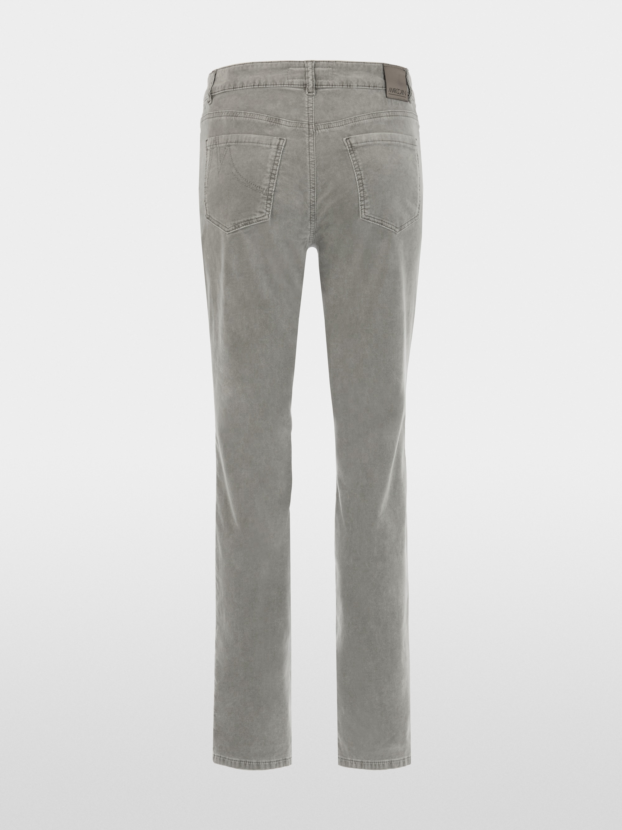 SILEA slim fit velvet trousers