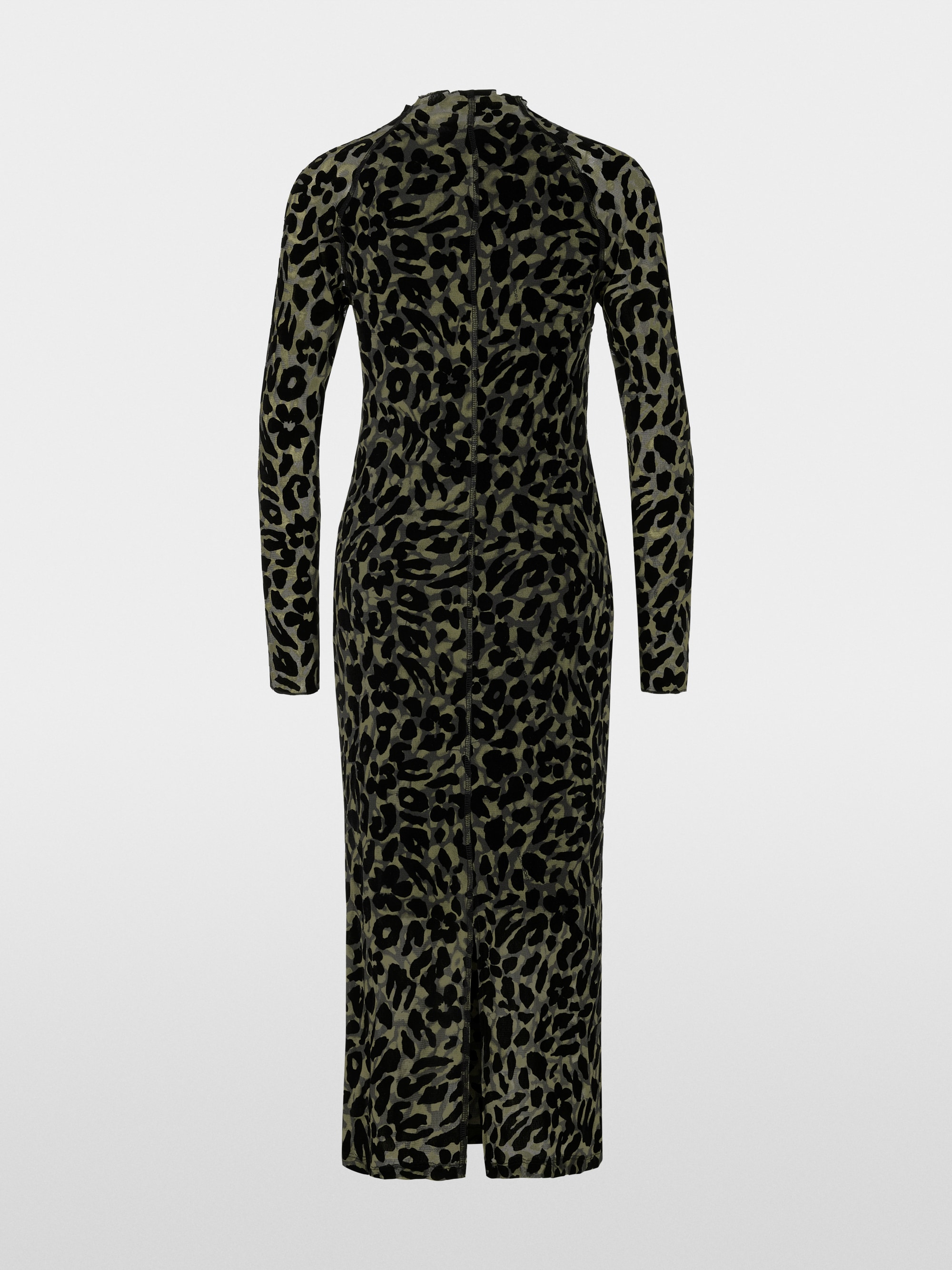 Robe longue moulante en maille
