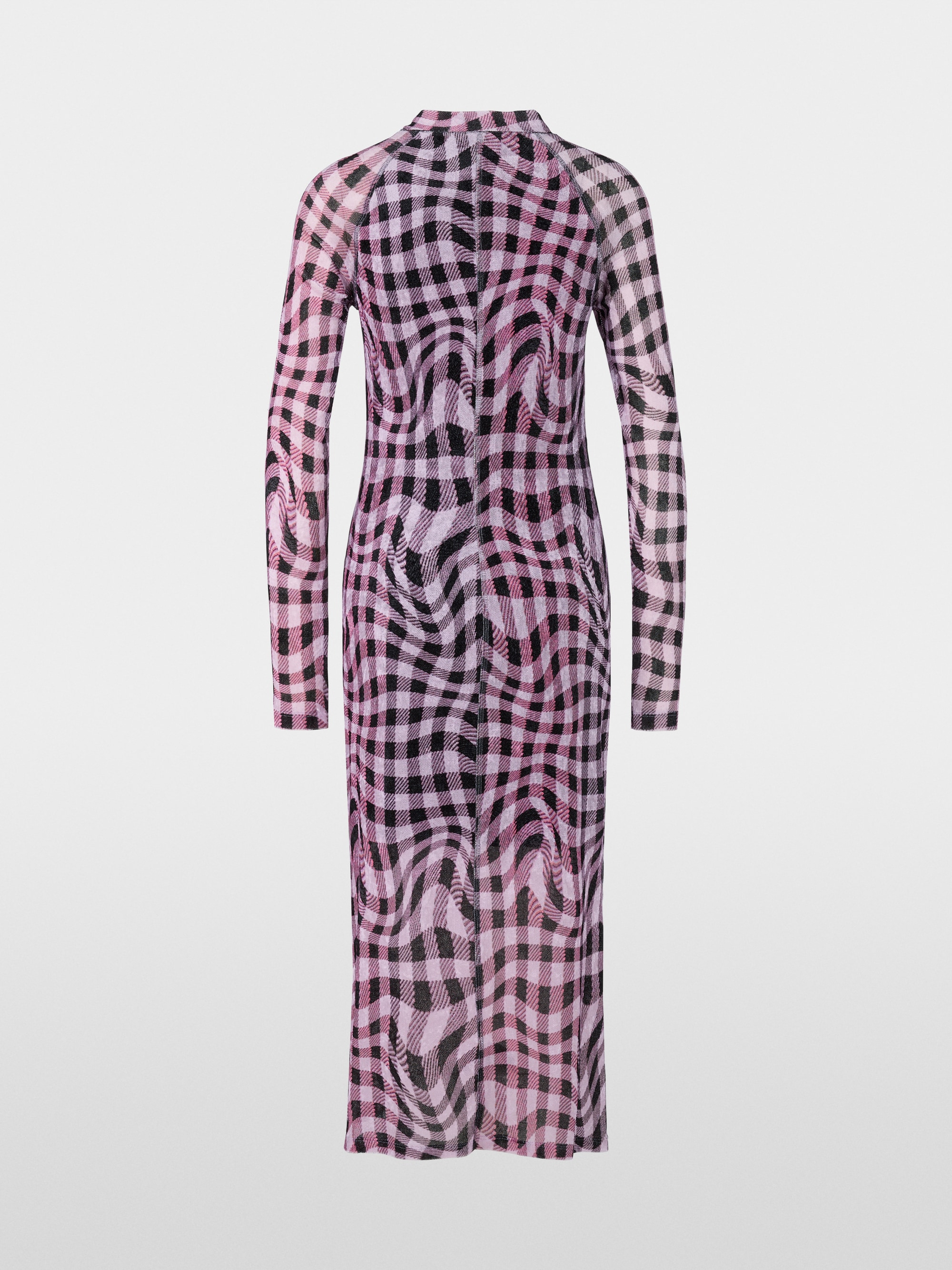 Midi-jurk in netlook