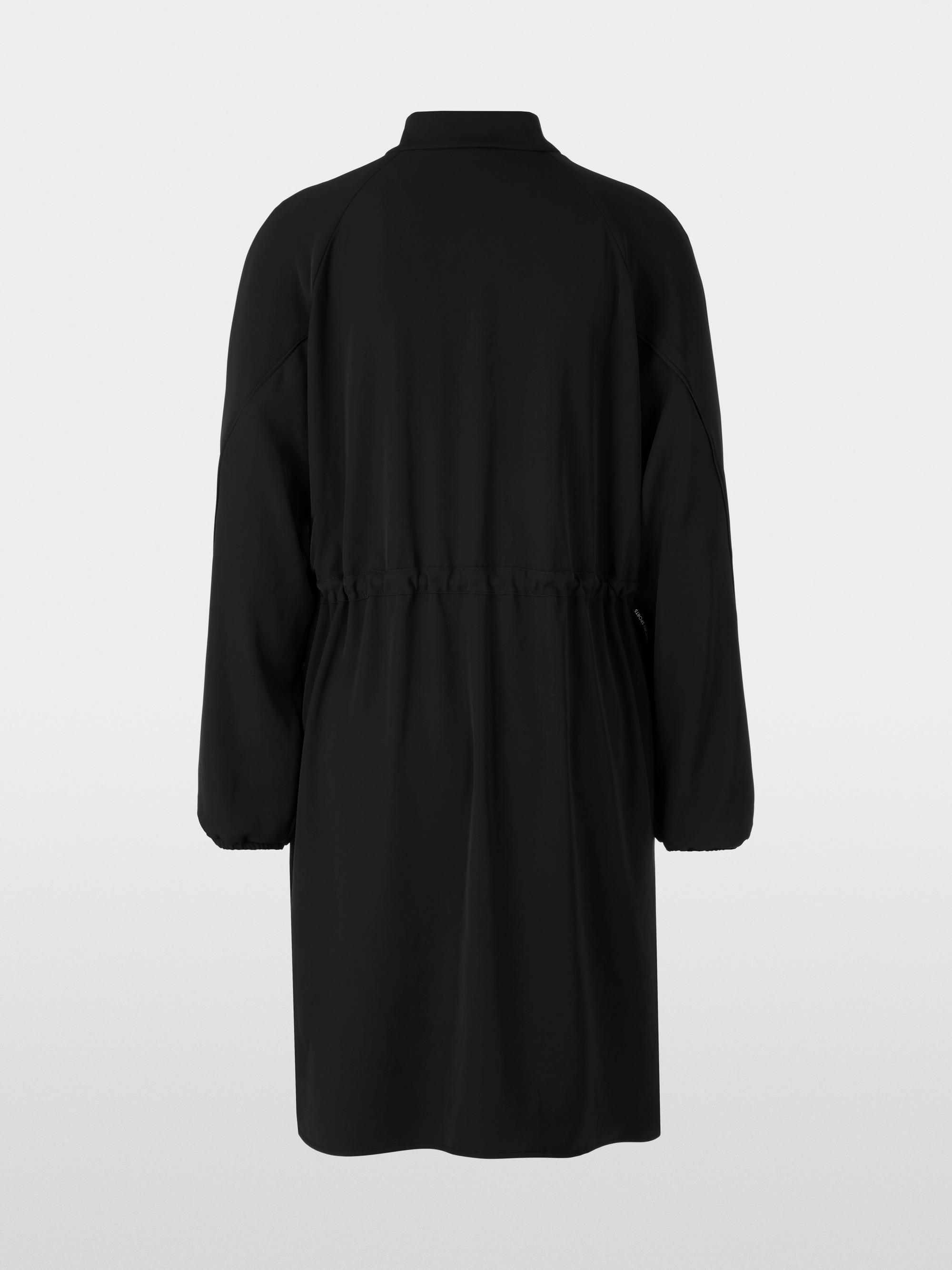 Dress with zip and gathered detail