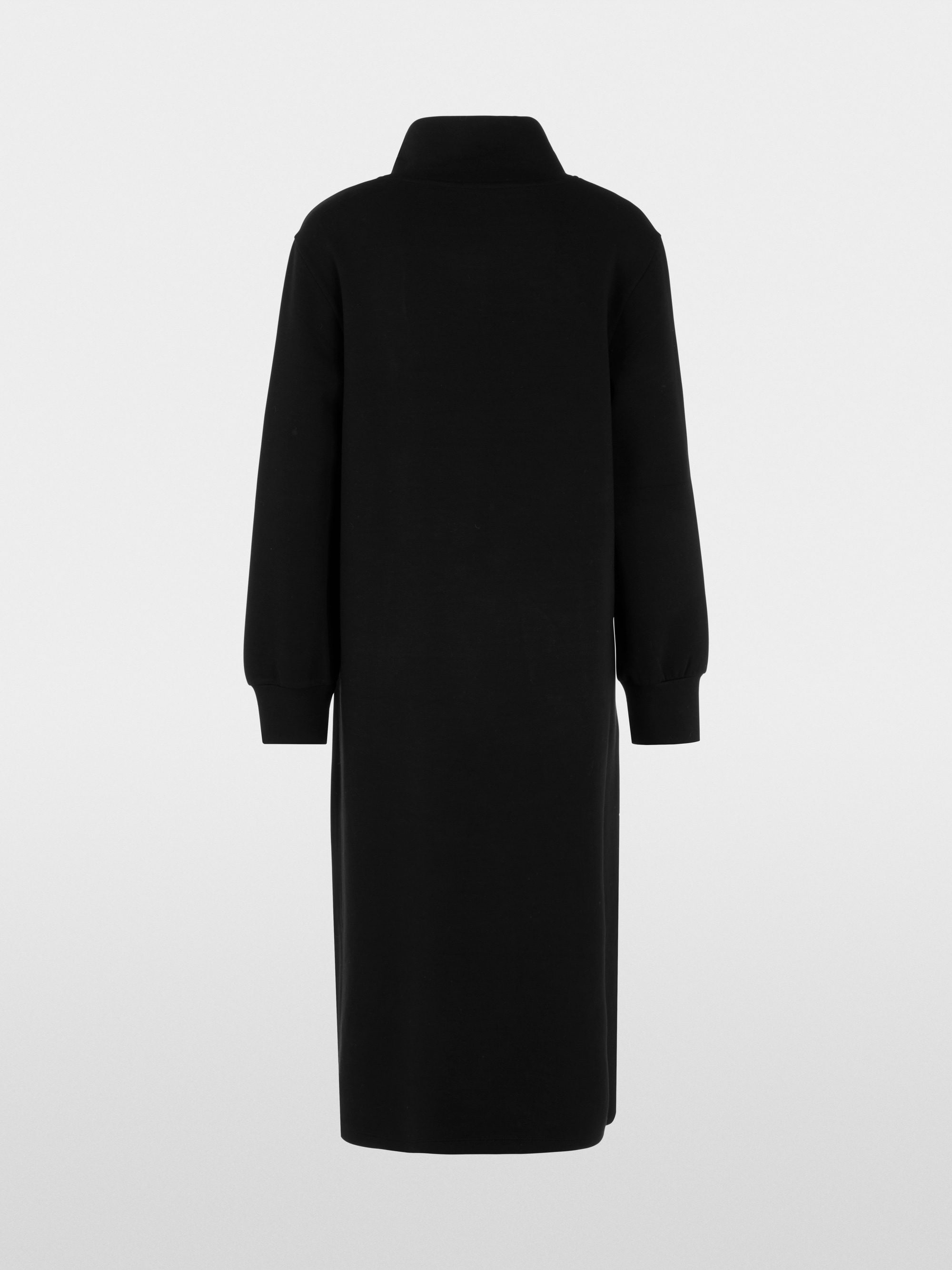 Midi sweatshirt dress with leopard cord