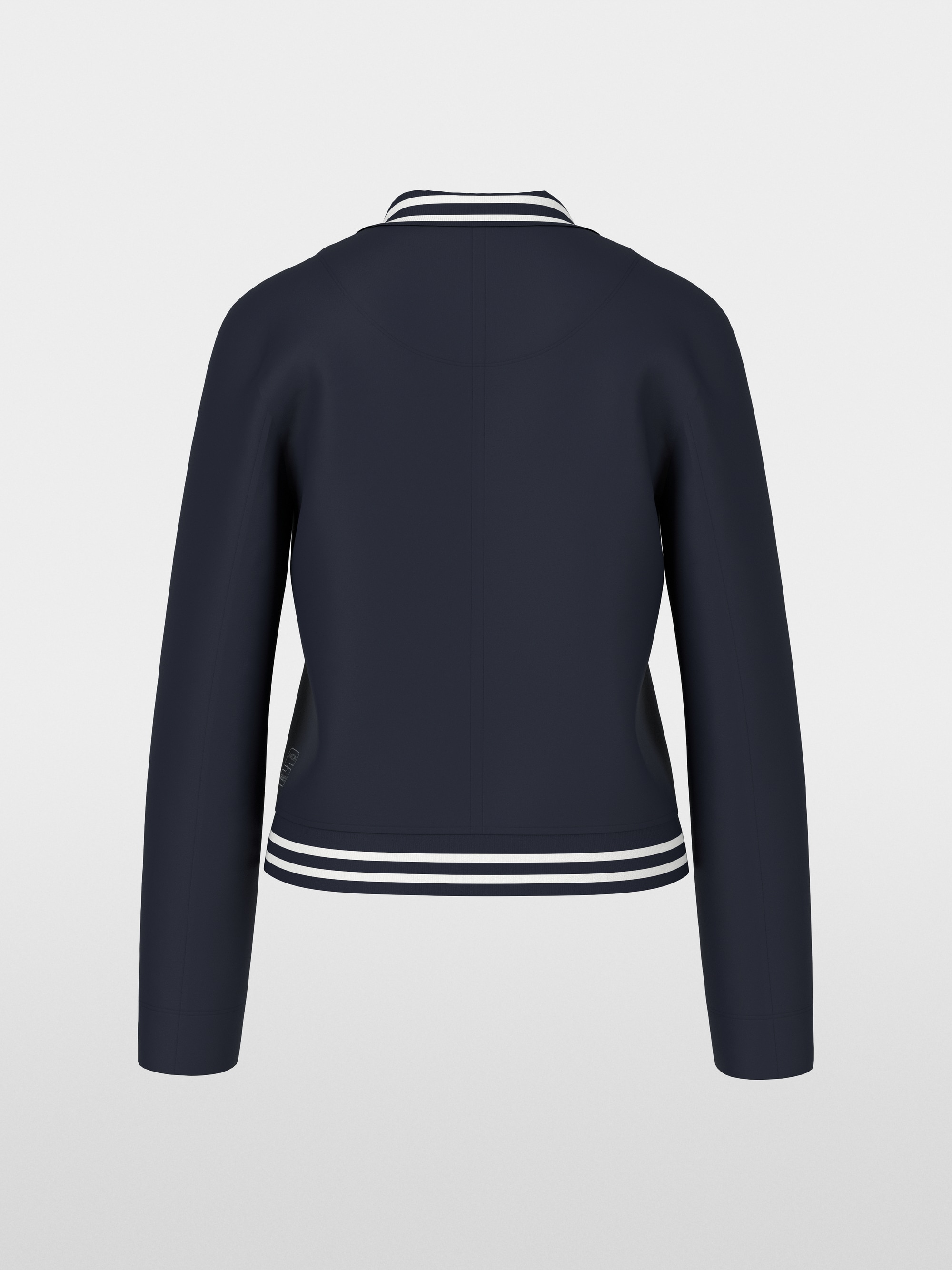 Fitted jersey blazer