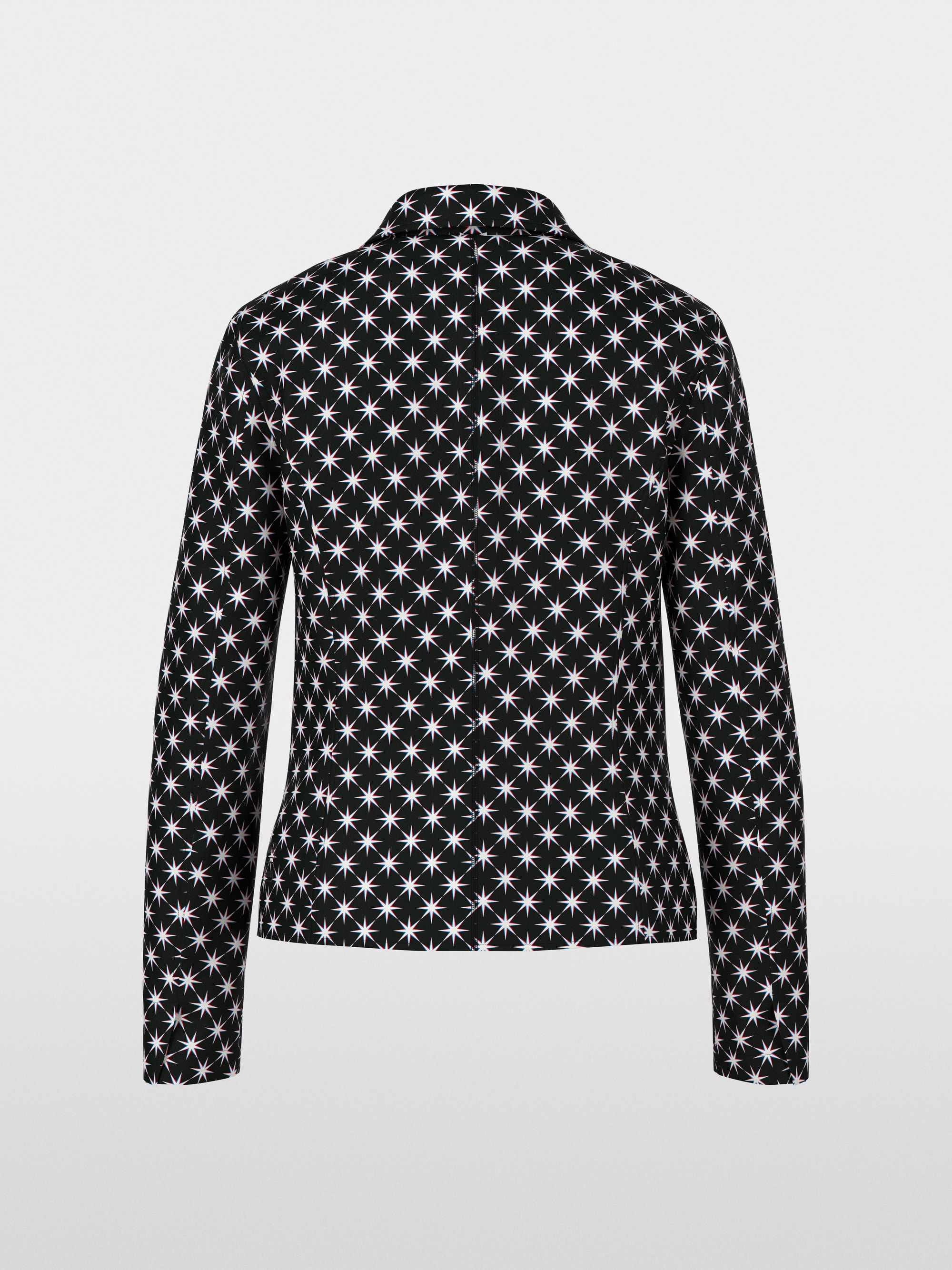 Blazer with snow star print