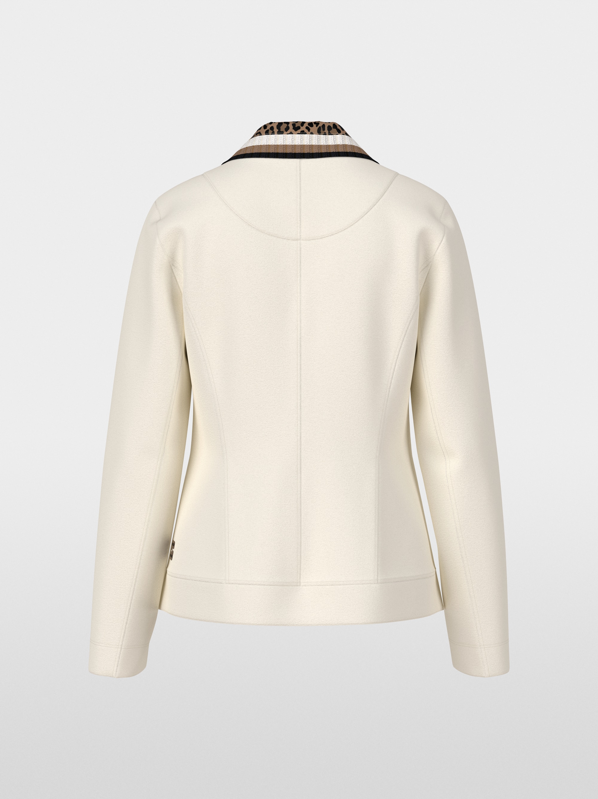 Single-breasted blazer in beaver