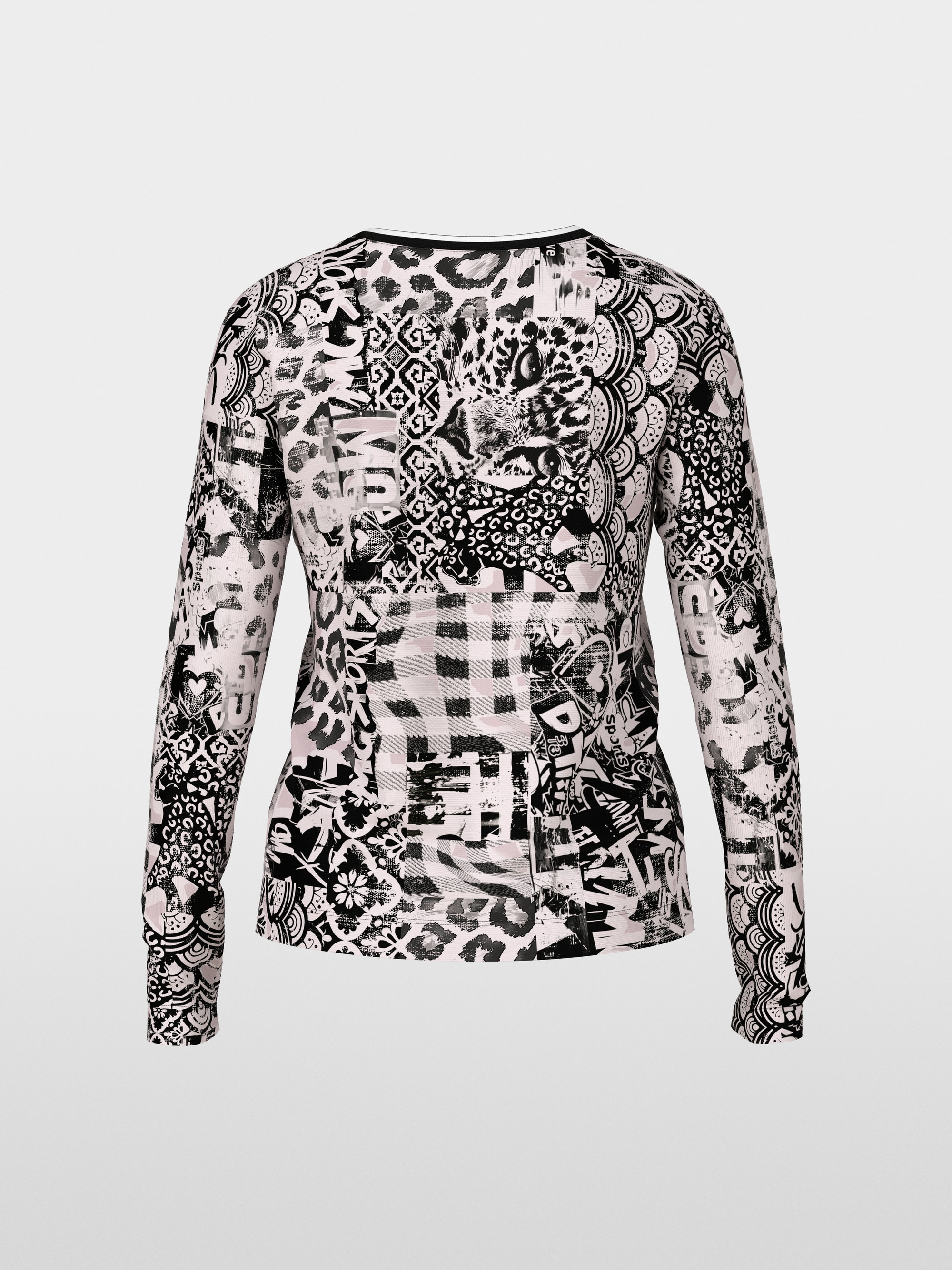 Shirt met lange mouwen en print