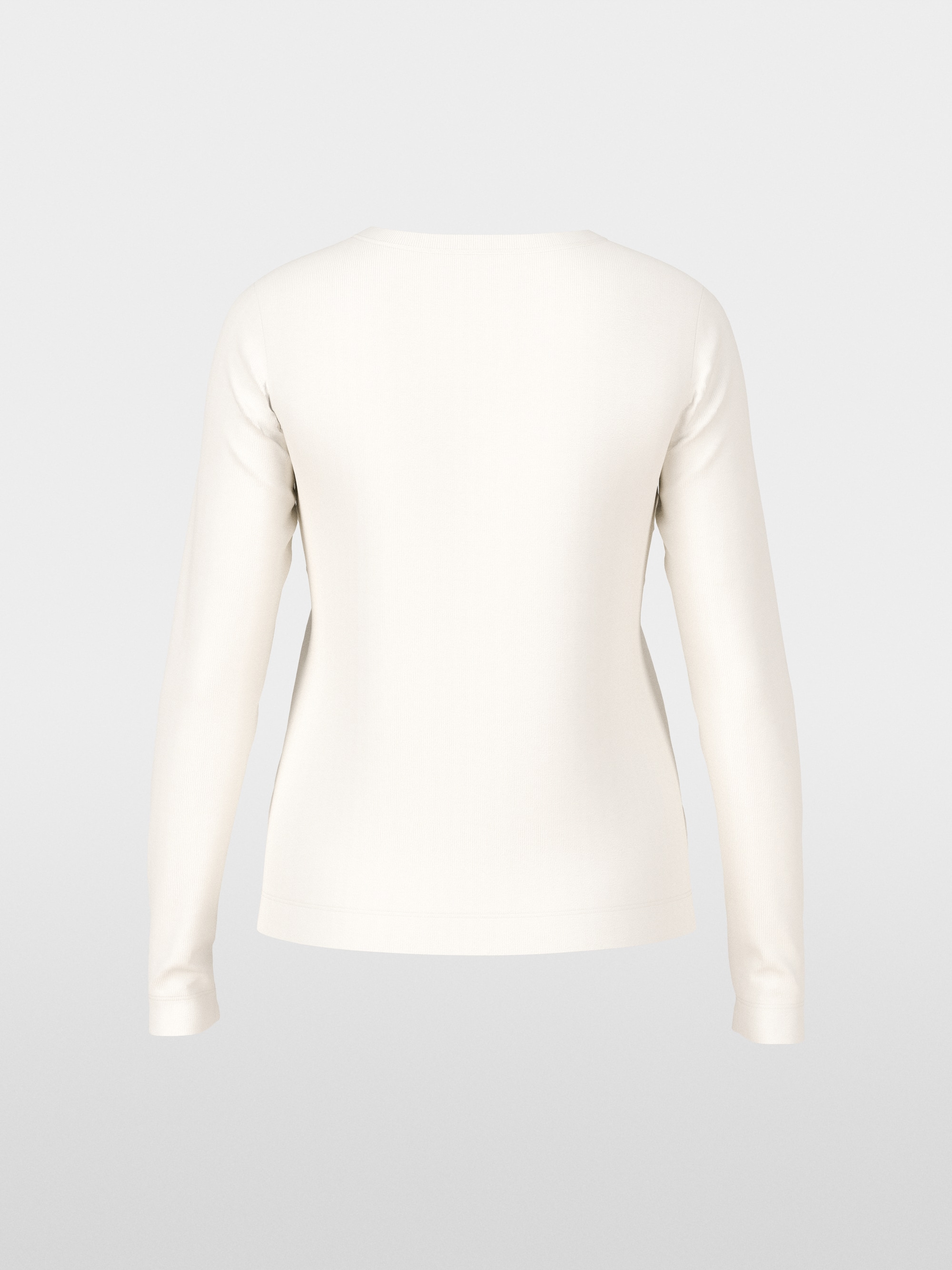 Klassisches Langarmshirt unifarben