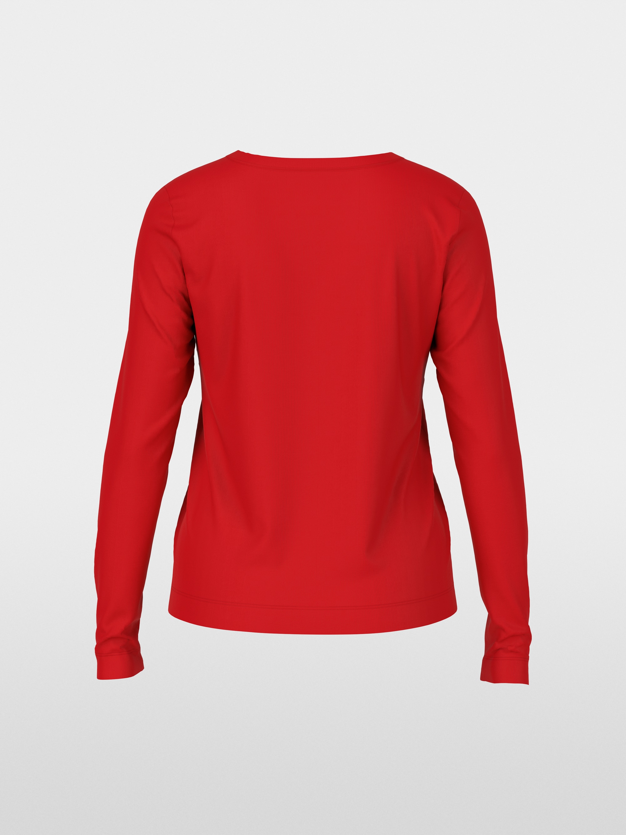 Classic plain long-sleeved shirt