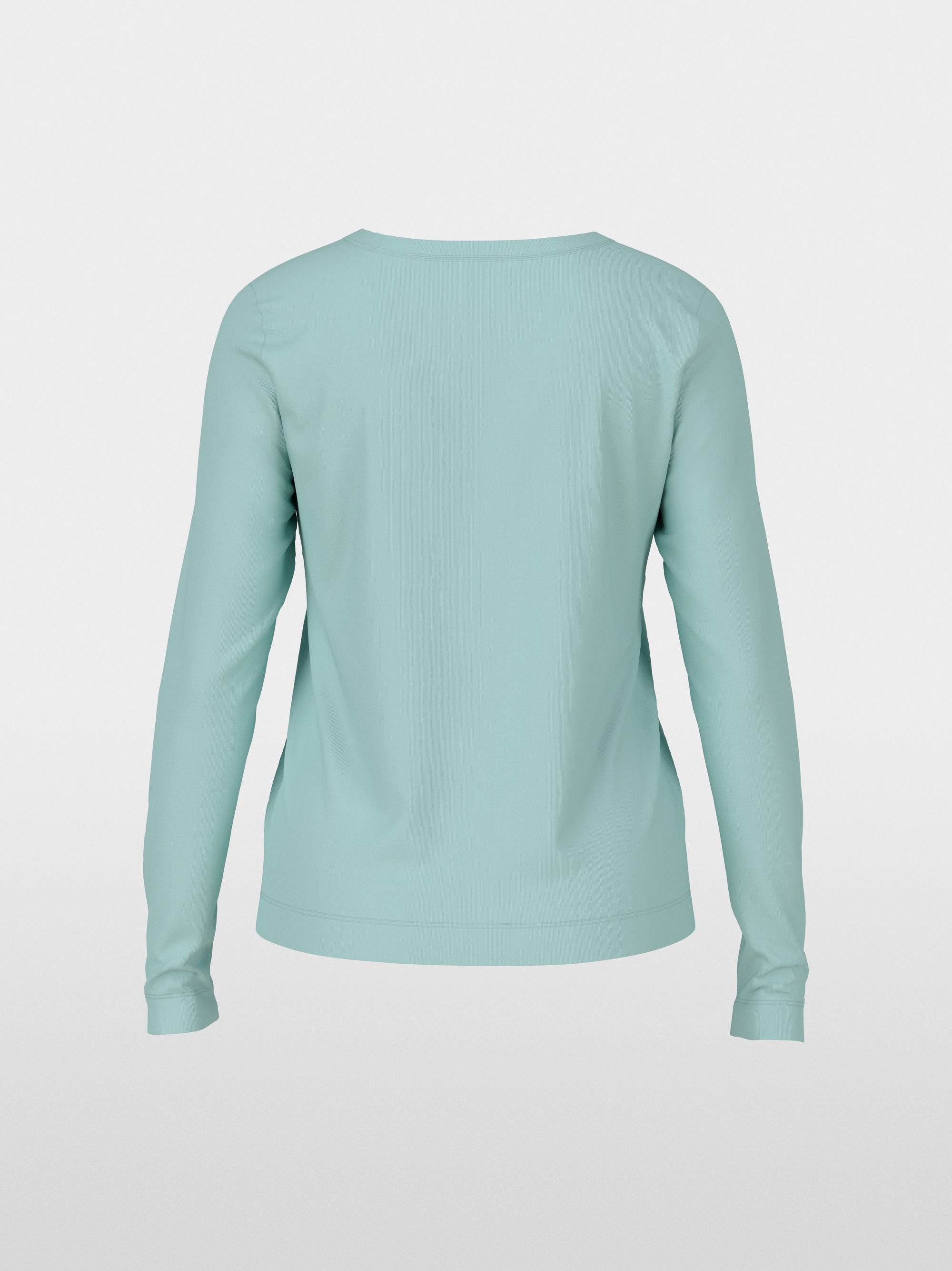 Klassisches Langarmshirt unifarben