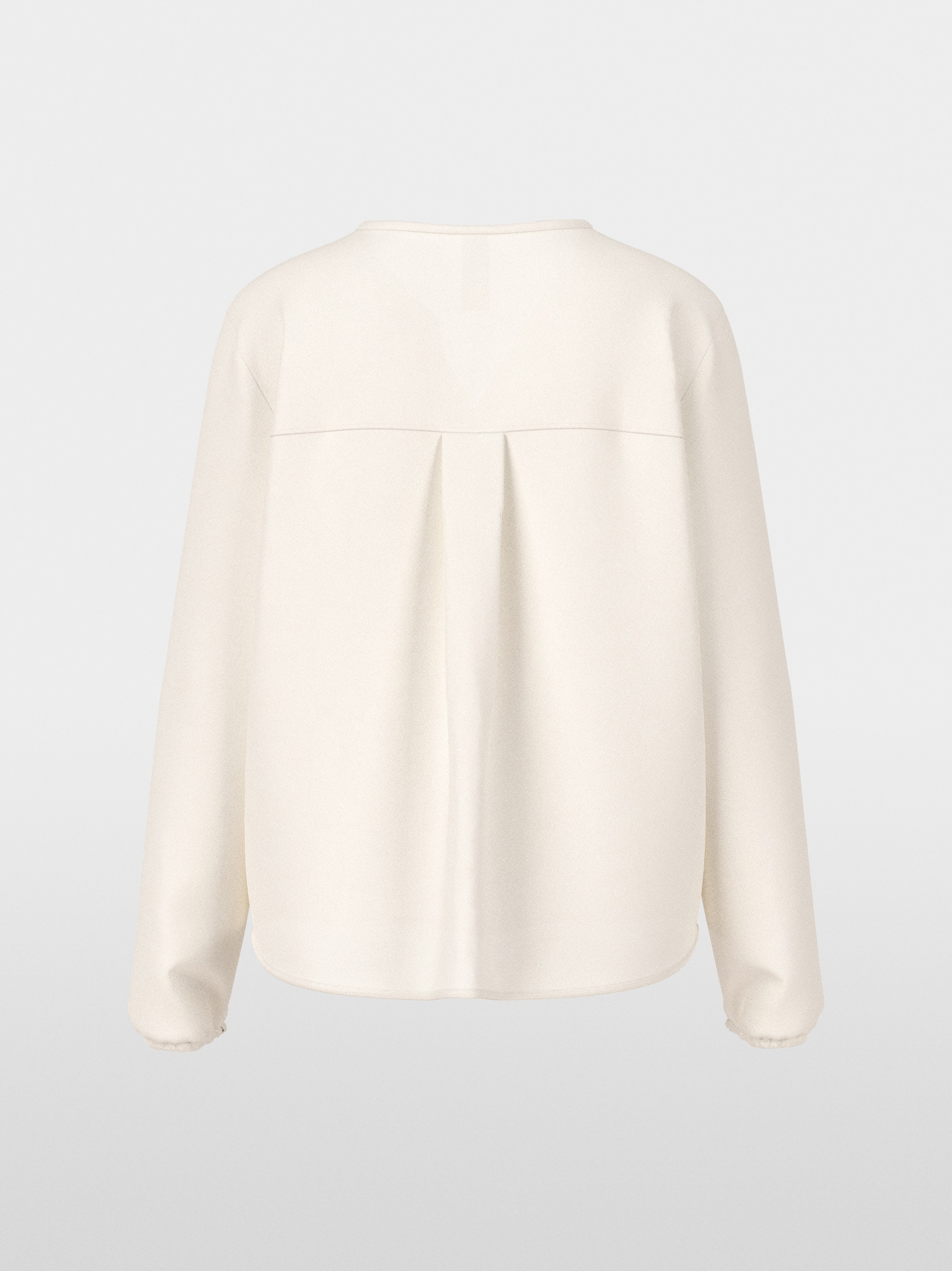 Flowing slip-on blouse with bow