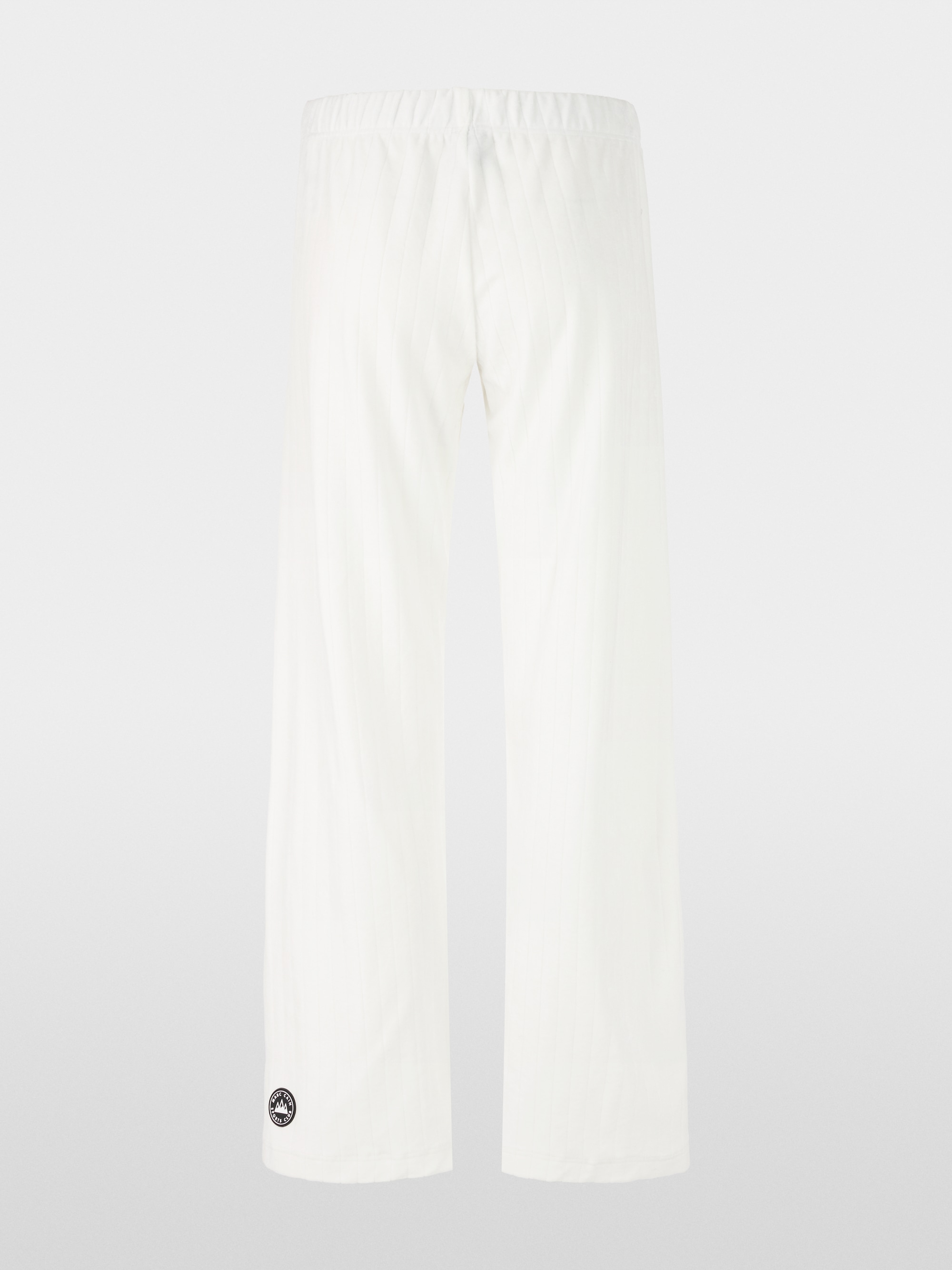 Wide-cut WASHINGTON chenille trousers