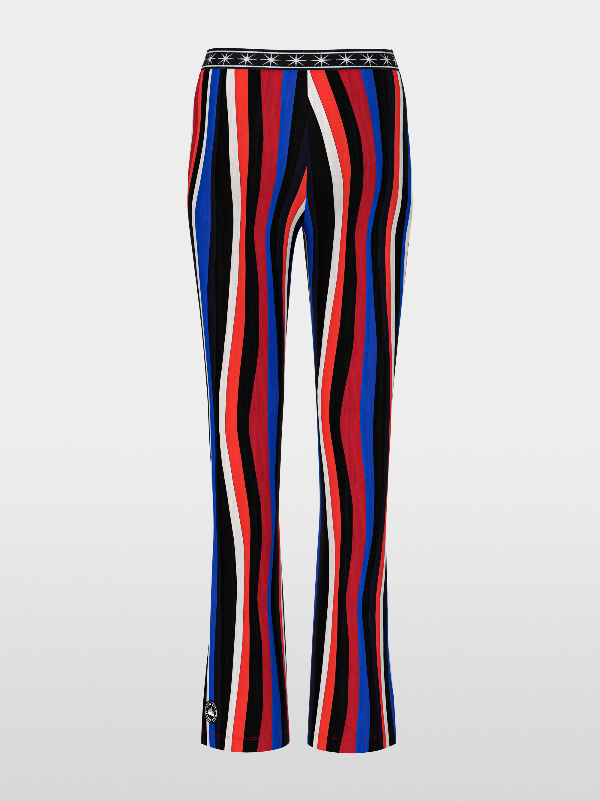 Pantalon FATSA à motif ondulé rétro