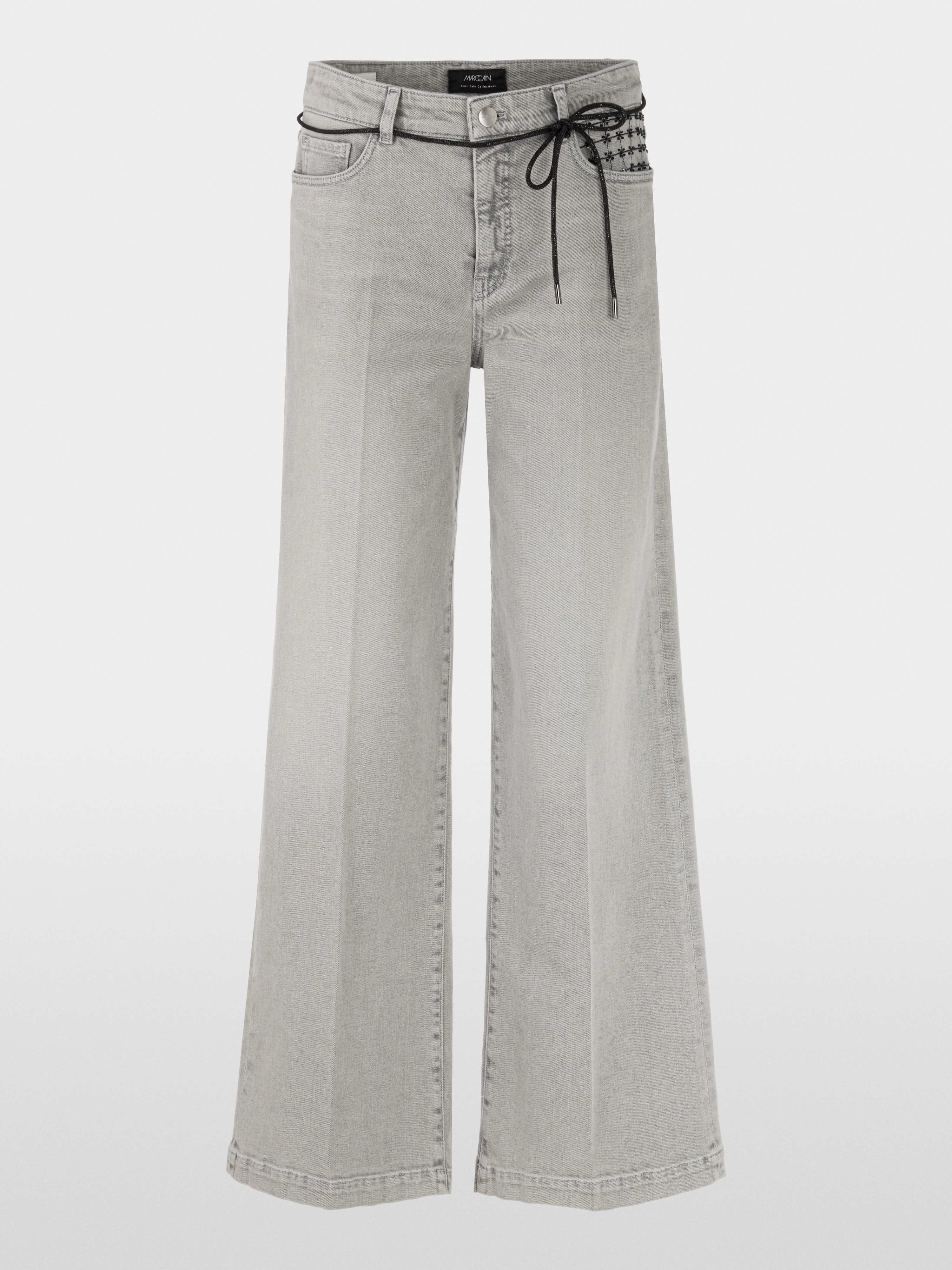Marc Cain T Collections Blue Denim Cropped Jeans SC 82.05 D64 COL 351