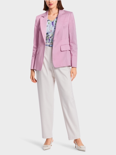 Marc Cain Collections Purple Fine Velvet Blazer PC 34.17 W20 741 main image 1