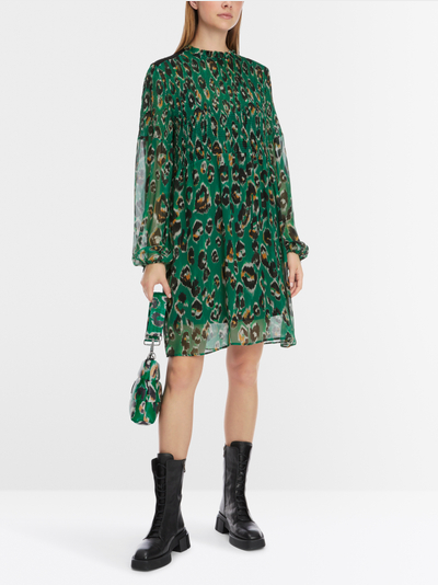 Marc Cain Collections Women's Flowers Print Dress In Green AC 21.34 J44 Col 526