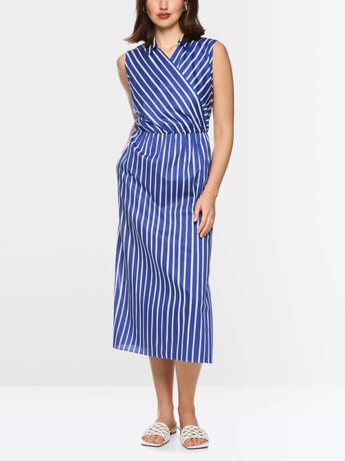 Striped cotton dress
