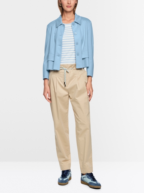 Short jacket with Kent collar