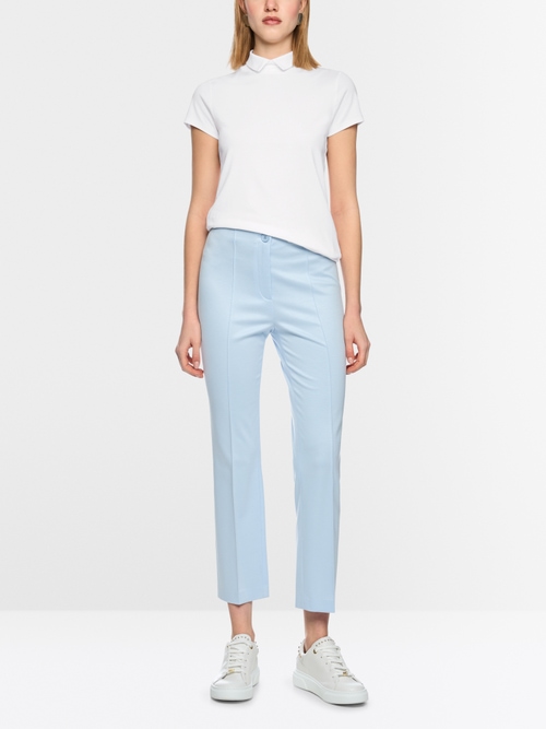 Plain T-shirt with short sleeves