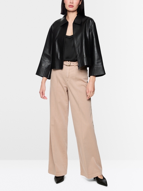 ‘Rethink Together’ lamb nappa  jacket