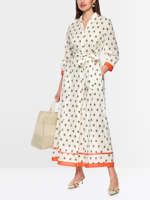 Robe imprimée en coton