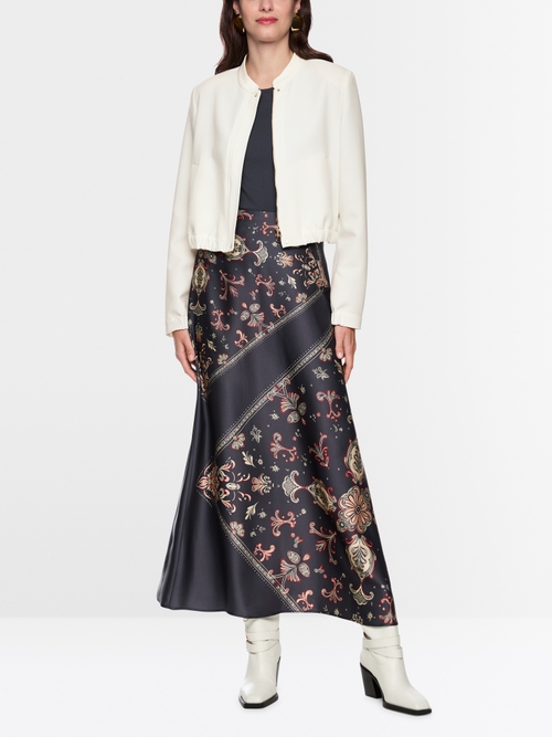 Veste à col montant et fermeture éclair