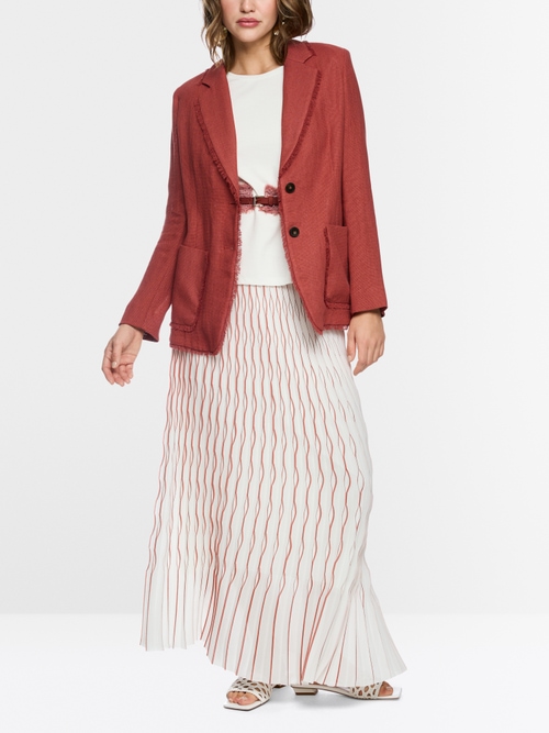 Summer blazer made of linen and viscose