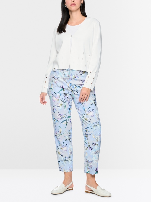 Cardigan with cut-out details