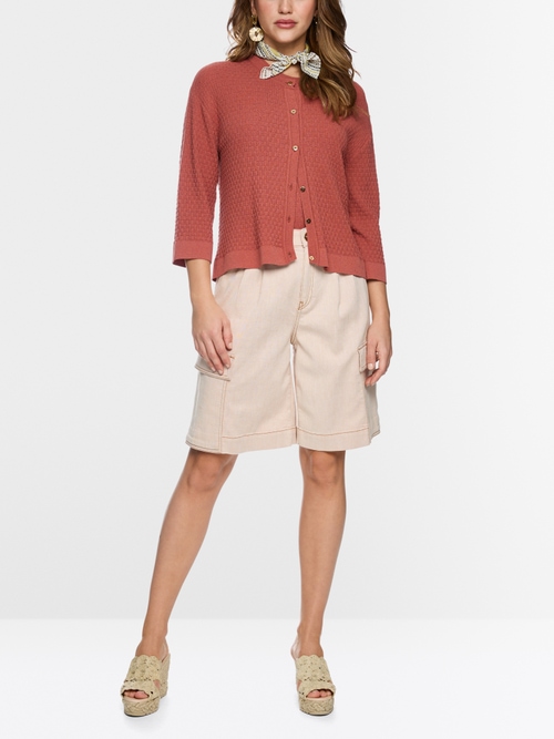 ‘Knitted in Germany’ textured cardigan