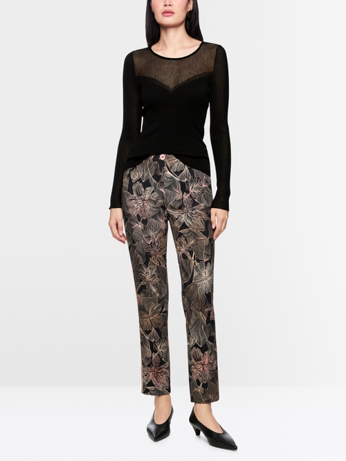 Pull en maille côtelée « Rethink Together »