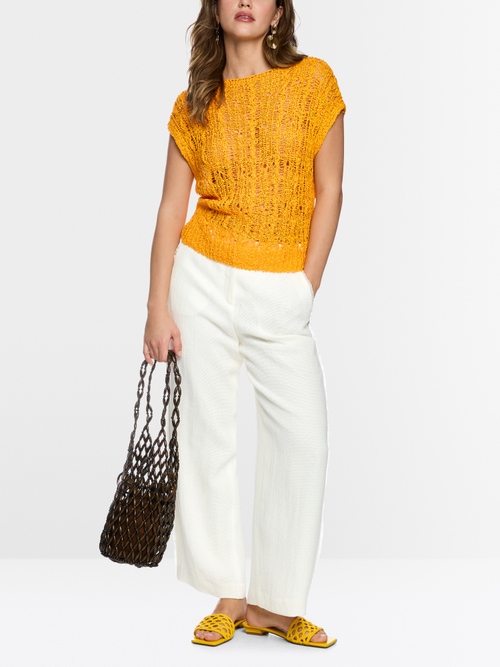 ‘Rethink Together’ openwork jumper