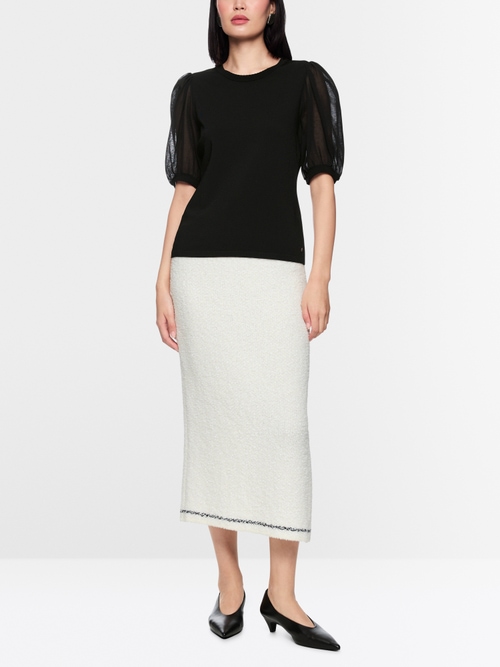 ‘Knitted in Germany’ half-sleeve jumper