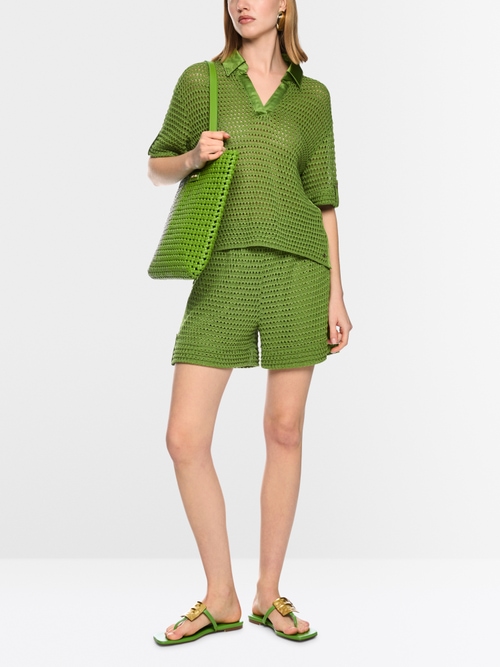 ‘Rethink Together’ openwork sweater