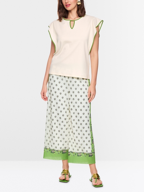 Feminine cotton stretch shirt