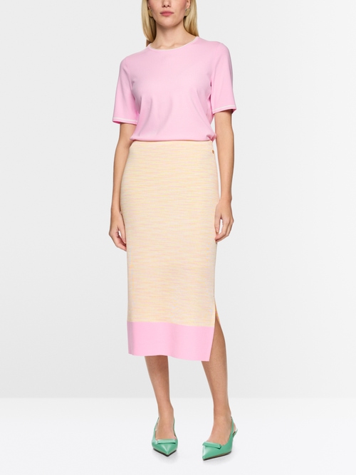 ‘Knitted in Germany’ calf-length skirt