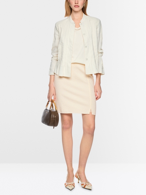 ‘Knitted in Germany’ fine-knit skirt