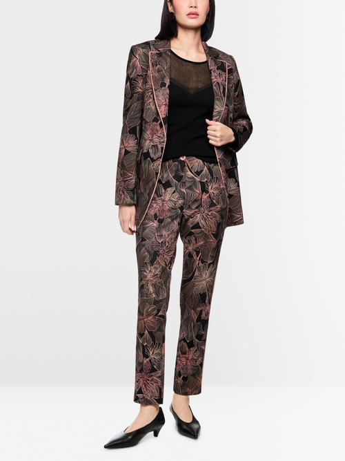 Pantalon SYDNEY slim fit à imprimé floral
