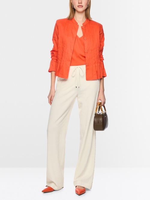 WASHINGTON textured blend trousers