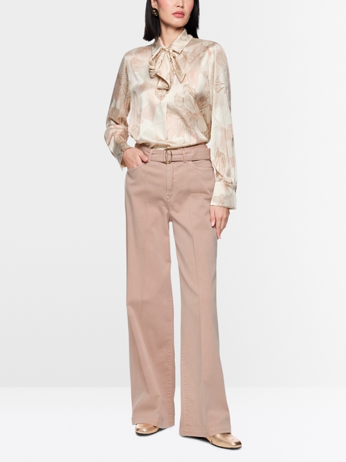 WARRI wide jeans with rhinestone cord