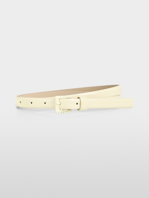 Ceinture fine en cuir avec boucle ardillon