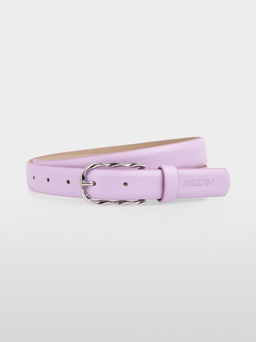 Ceinture fine en cuir