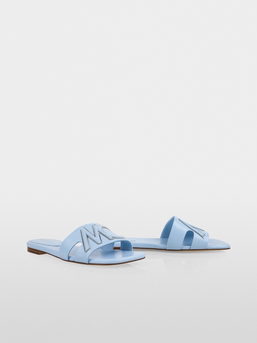 Sandales plates avec lanières décoratives