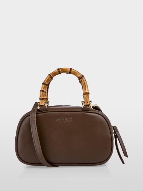 Mini sac bowling en cuir