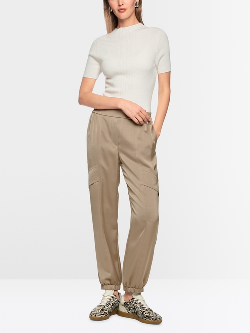 RHODOS relaxed fit fabric pants