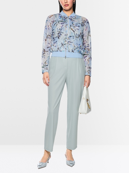 FAQUS high-waist stretch trousers