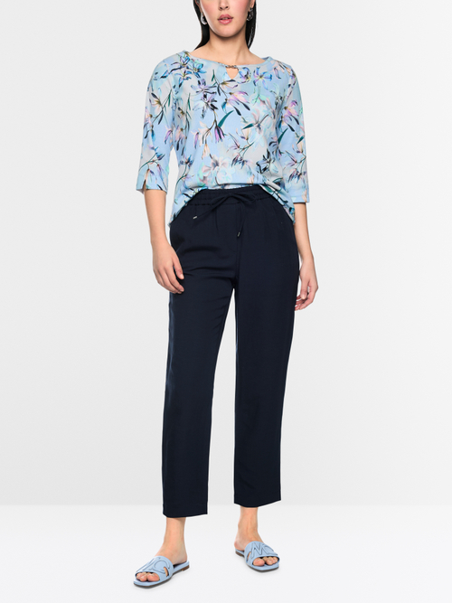 RHODOS viscose-linen jogging trousers