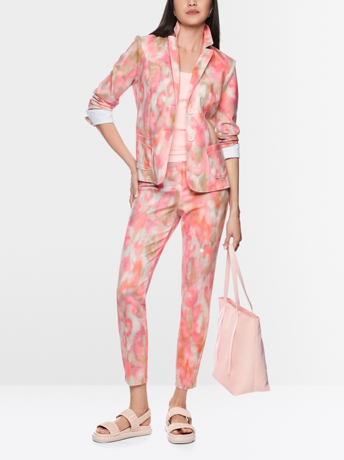 Blazer with all-over print