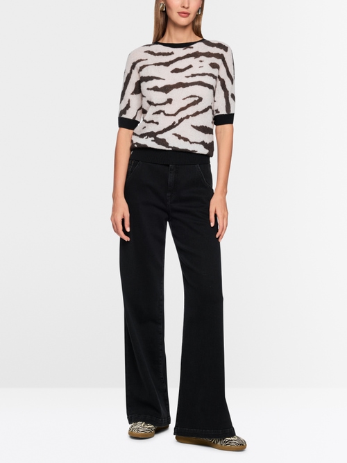 Pull à manches courtes tricoté en Allemagne