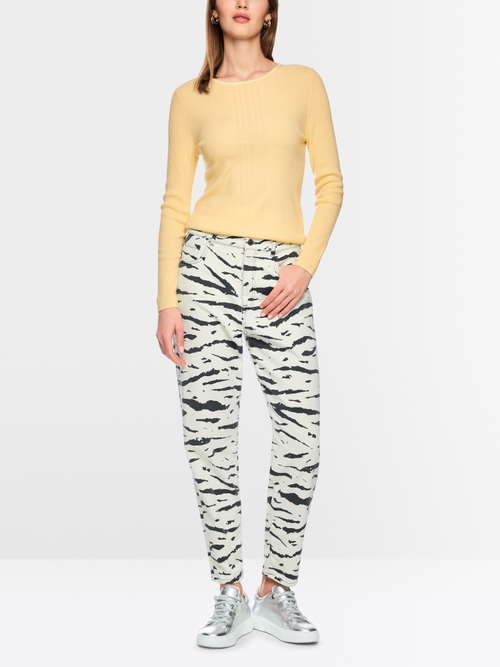 Pull en maille côtelée « Rethink Together »