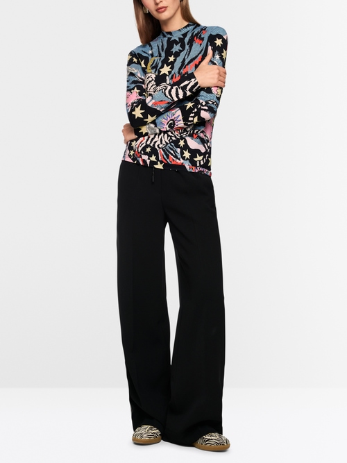 T-shirt à manches longues avec imprimé bande dessinée